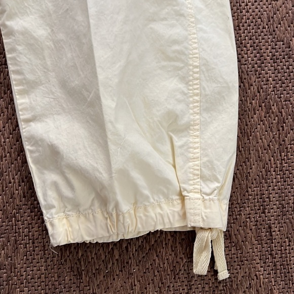 Unionbay Yellow Baggy Cargo Capris Pants Tie hem size 7 - Picture 2 of 7